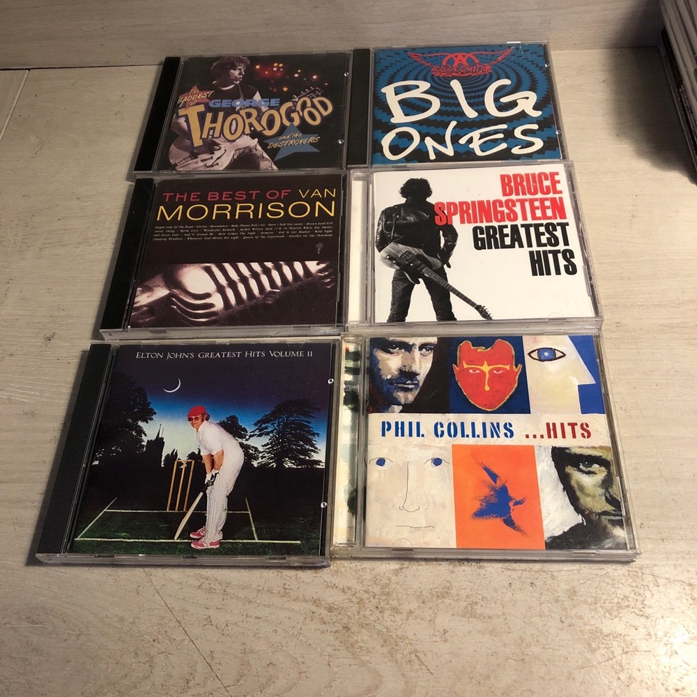 Lot of 6 Classic Rock Greatest Hits CDs Please Read Thanks